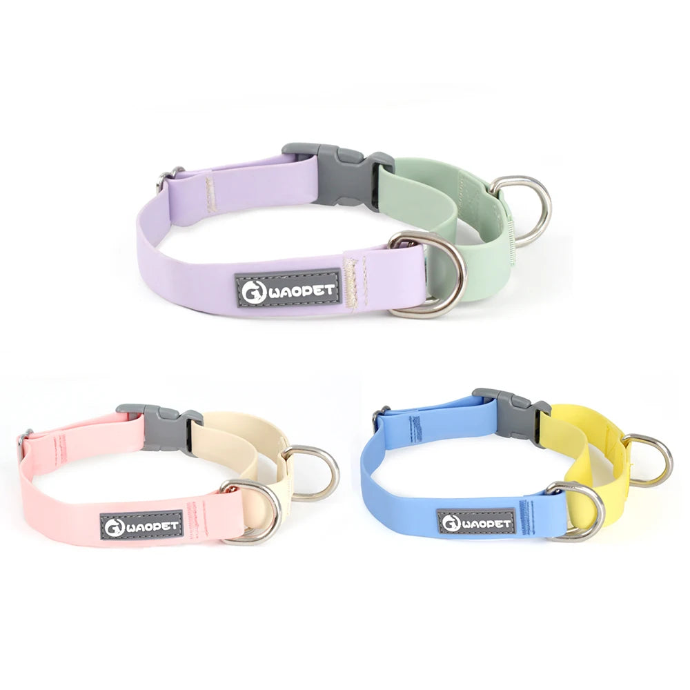 Waterproof PVC Dog Collar for Large, Medium & Small Dogs