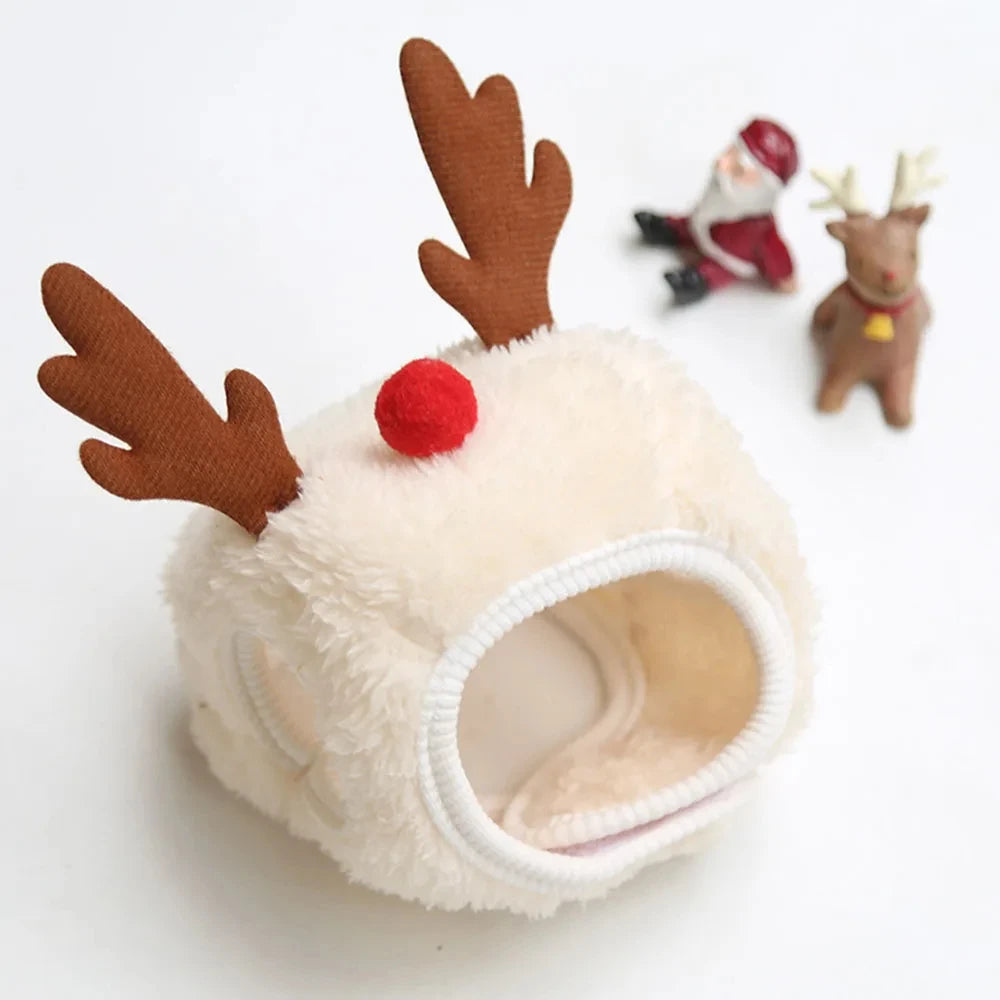 Christmas Santa and Reindeer Costume Set for Pets