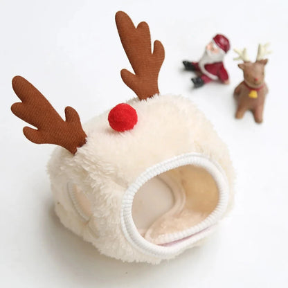 Christmas Santa and Reindeer Costume Set for Pets