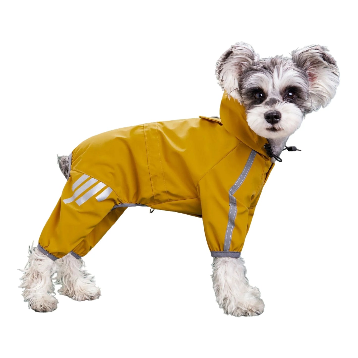 Reflective Raincoat for Dogs, Waterproof Pet Coat for Small and Medium Pets