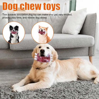 Indestructible Bone Shape Dog Chew Toy - Durable for All Sizes