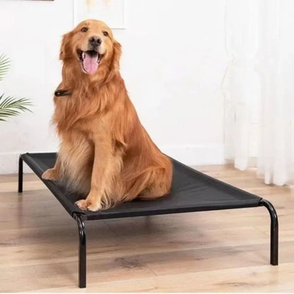 Detachable Elevated Pet Bed, Easy to Install, Indoor/Outdoor, Breathable Mesh Fabric