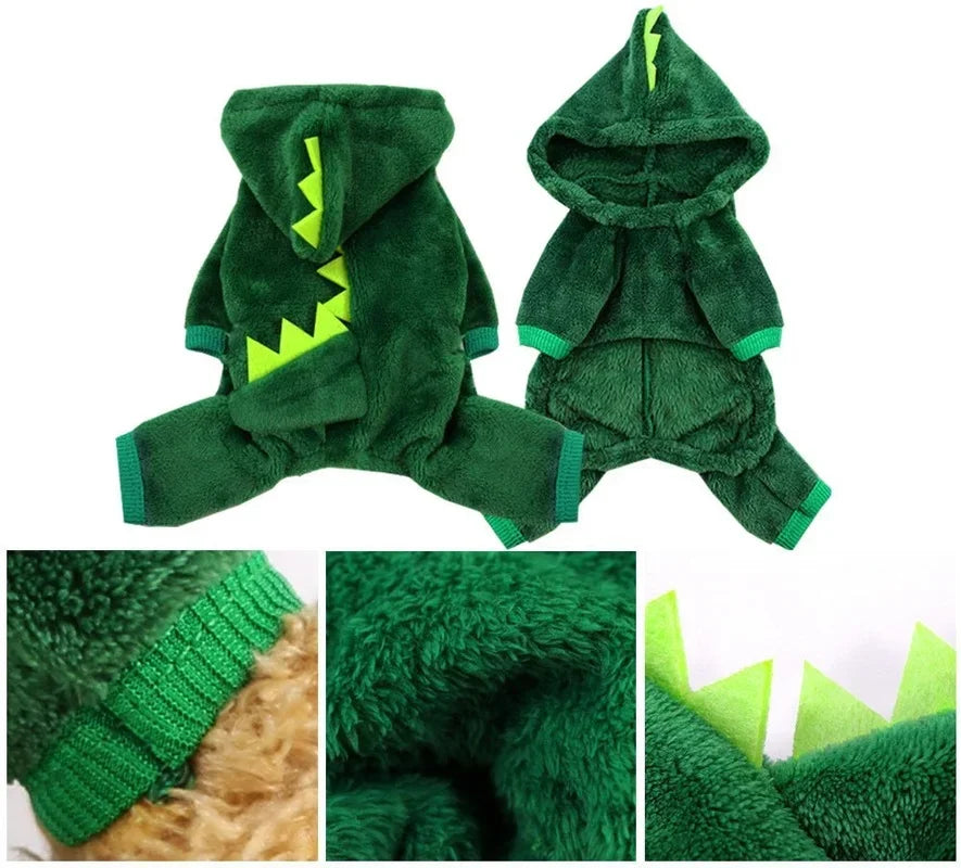 Catzilla, Dinosaur Hoodie for Cats and Small Dogs