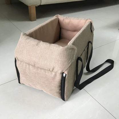 Portable Car Seat Bed for Small Dogs and Cats