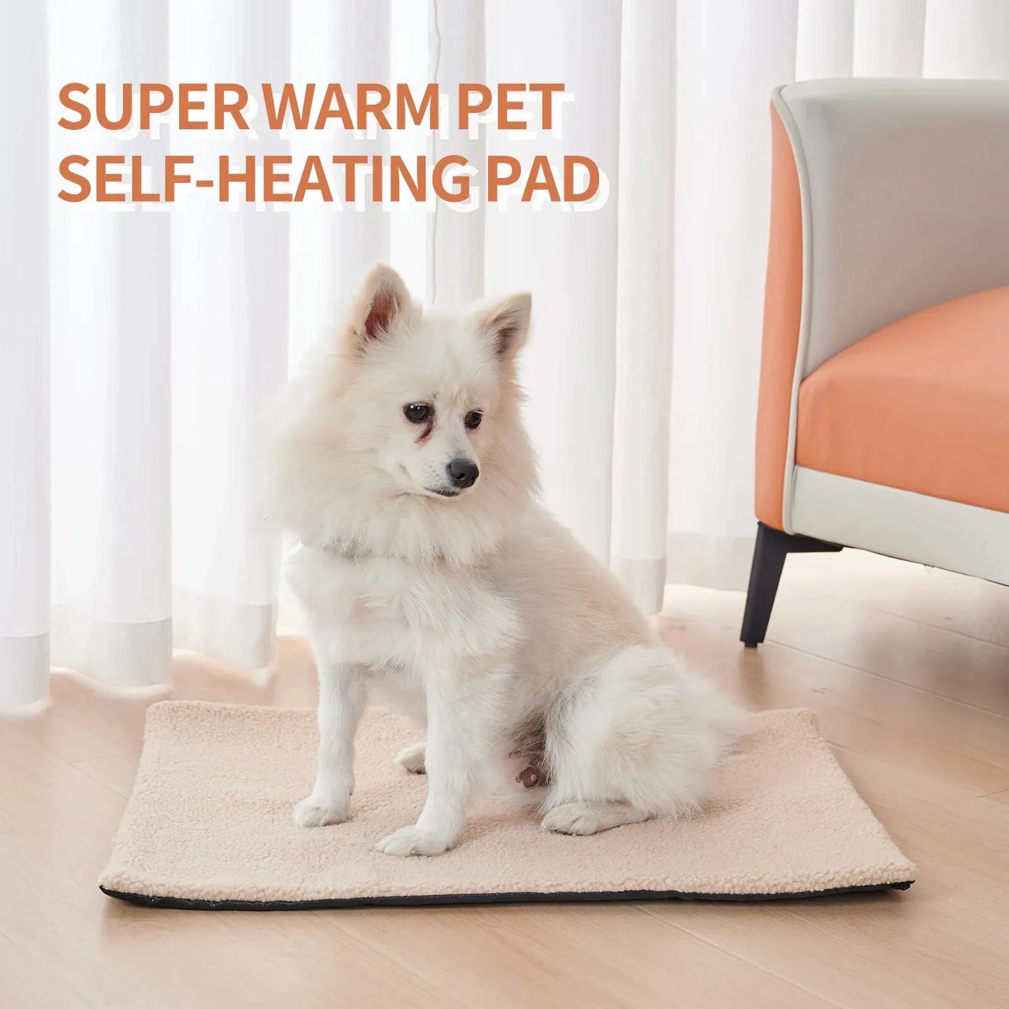 Self-Warming Blanket for Cats and Small Dogs, No Electricity Needed