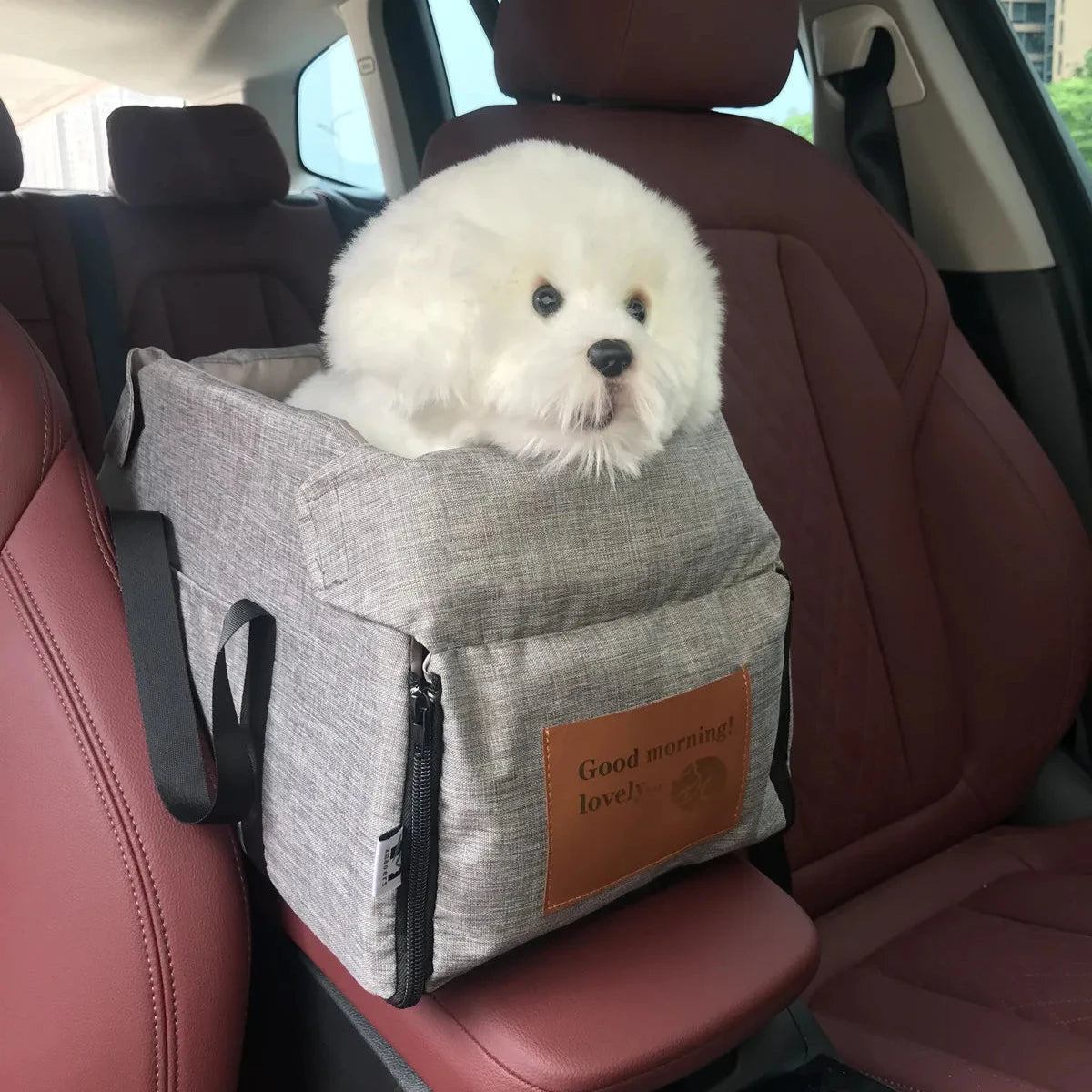 Portable Car Seat Bed for Small Dogs and Cats