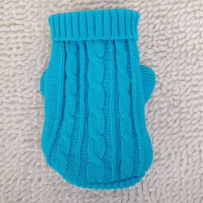 Winter Knitted Sweater for Small and Medium Dogs, Pure Yorkshire Puppy Sweater