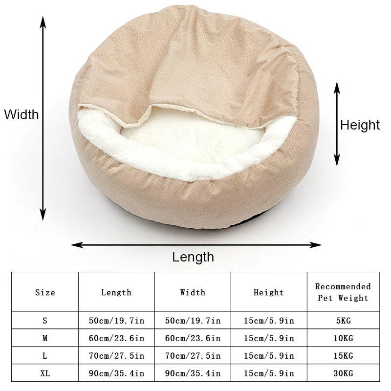 Orthopedic Pet Bed for Dogs and Cats, Winter House Warm Mat