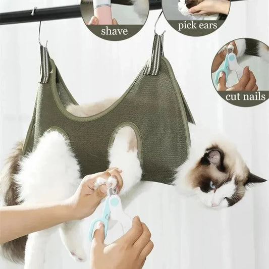 Anti-Scratch Grooming Bag for Cats