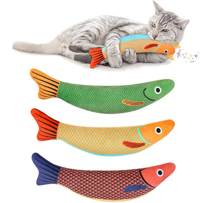 3D Fish Catnip Toy for Cats