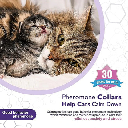 Calming Pheromone Collars for Dogs, Adjustable Comfort Collar to Relieve Anxiety