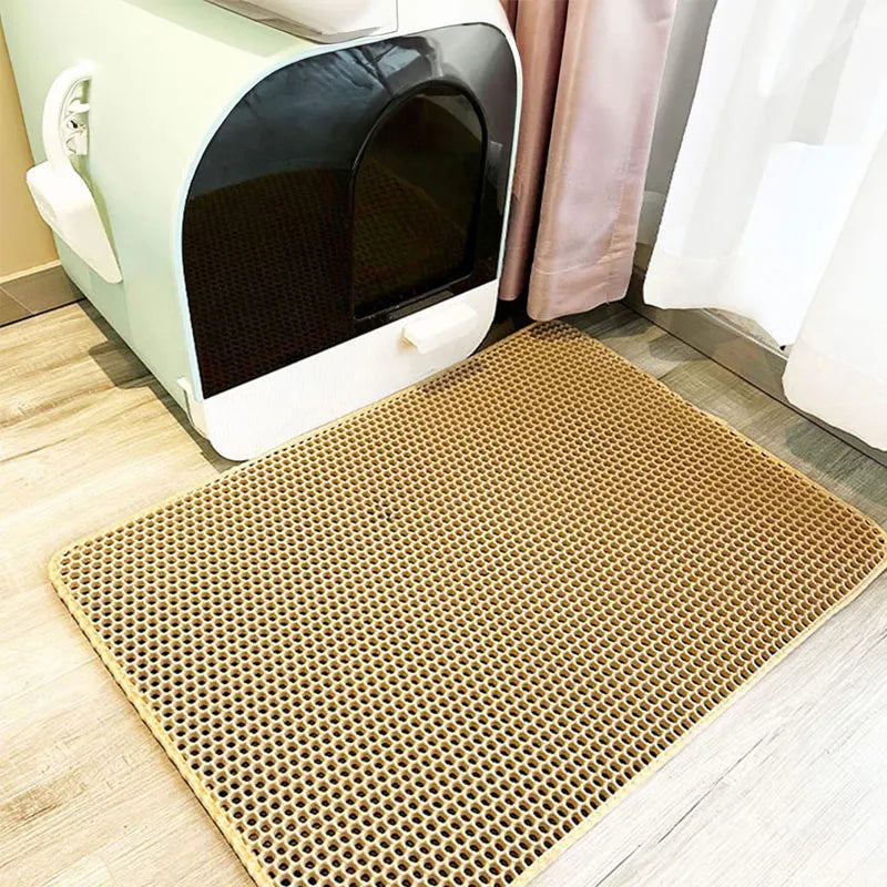 Waterproof Cat Litter Mat, Double Layer