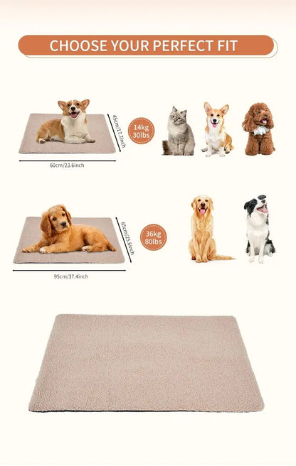 Self-Warming Blanket for Cats and Small Dogs, No Electricity Needed