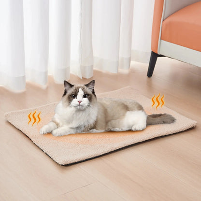 Self-Warming Blanket for Cats and Small Dogs, No Electricity Needed