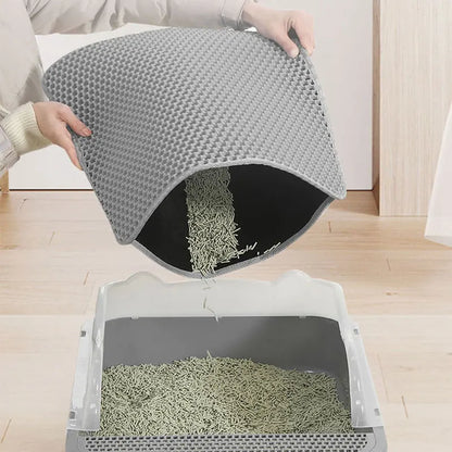 Waterproof Cat Litter Mat, Double Layer