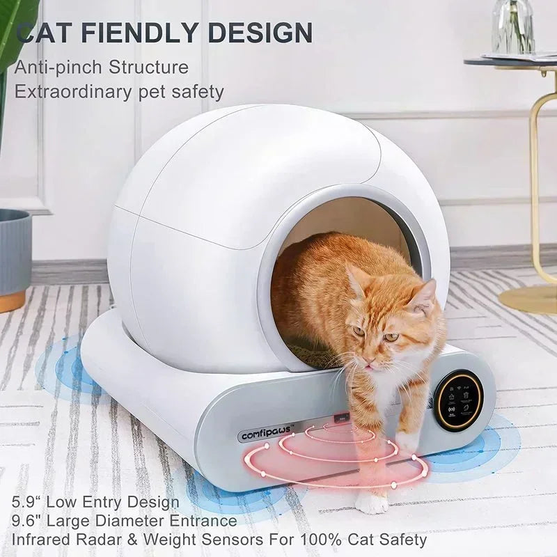 Tonepie 65L Automatic Self-Cleaning Litter Box