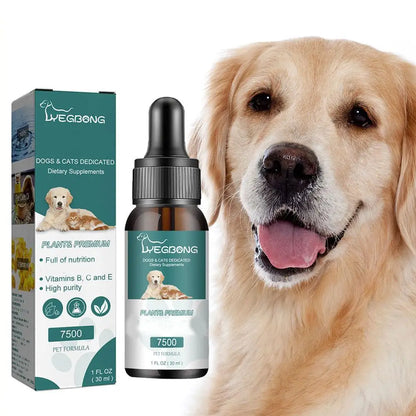 Natural Seed Oil for Pets - Pain & Anxiety Relief, High Purity, 30ml