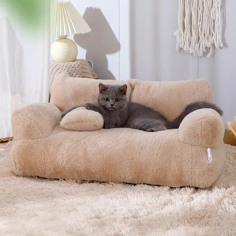 Luxury Plush Cat Sofa Bed