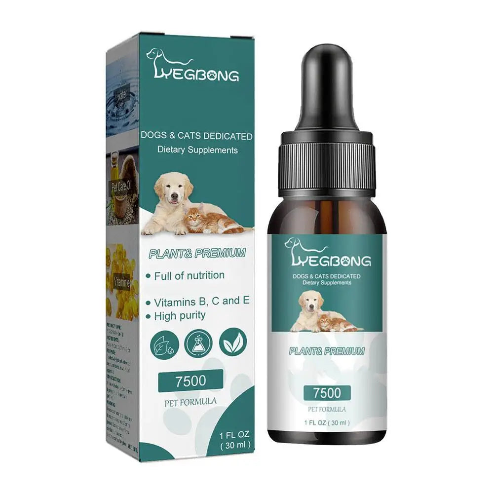 Natural Seed Oil for Pets - Pain & Anxiety Relief, High Purity, 30ml