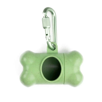 Pet Dog Poop Bag Dispenser - Bone Shape Holder for Waste Cleaning