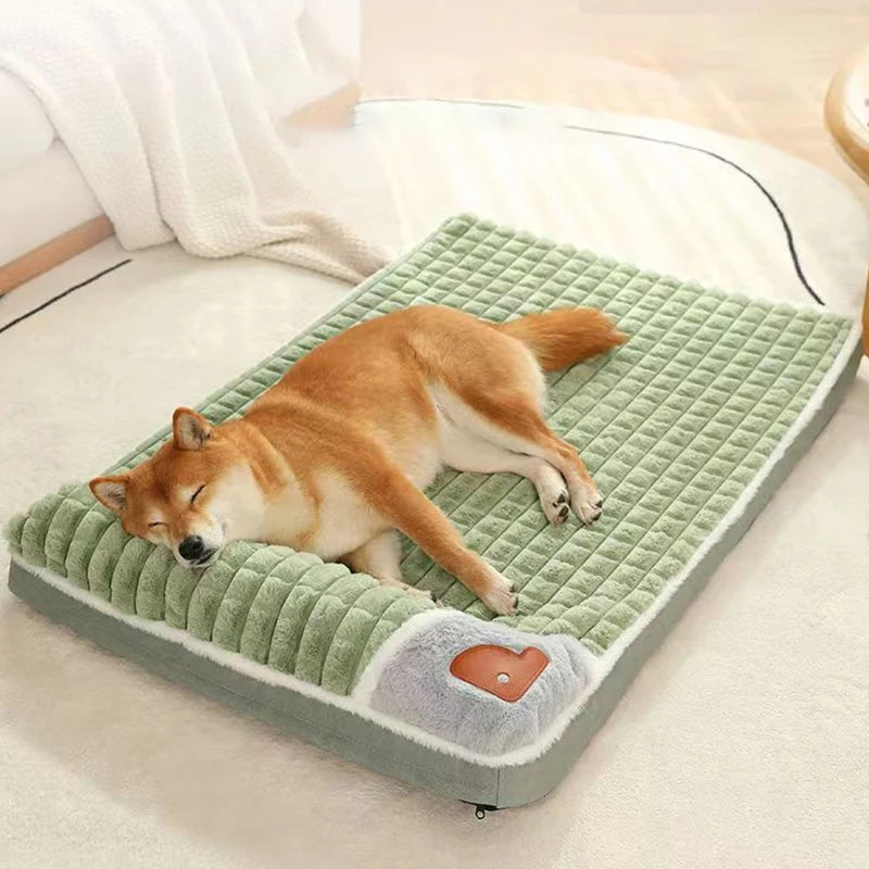 Plaid Pet Bed for Cats and Small Dogs