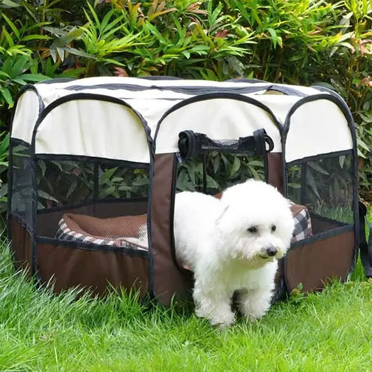 Portable Outdoor Pet House, Foldable Playpen for Dogs and Cats