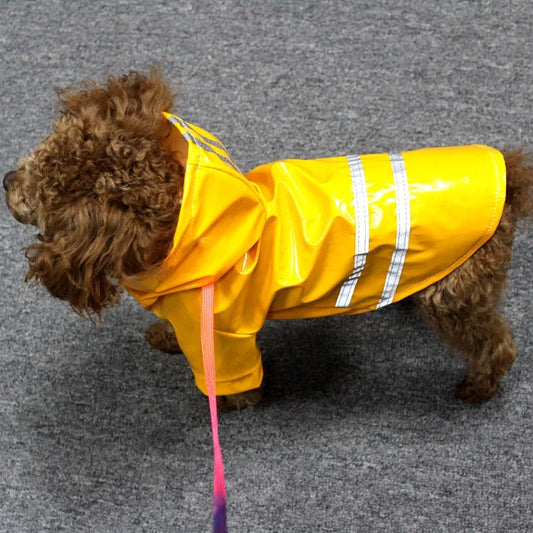 Reflective Waterproof Poncho for Small Dogs, Snow-Resistant Pet Coat for Cats and Puppies