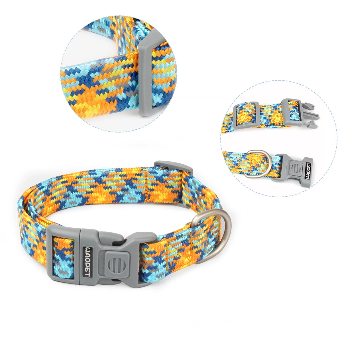 Reflective Adjustable Pet Collar - Anti-Loss Safety for Puppies and Kittens