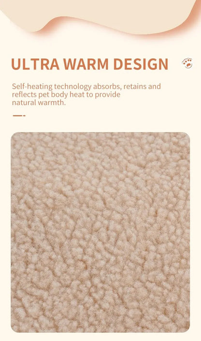 Self-Warming Blanket for Cats and Small Dogs, No Electricity Needed