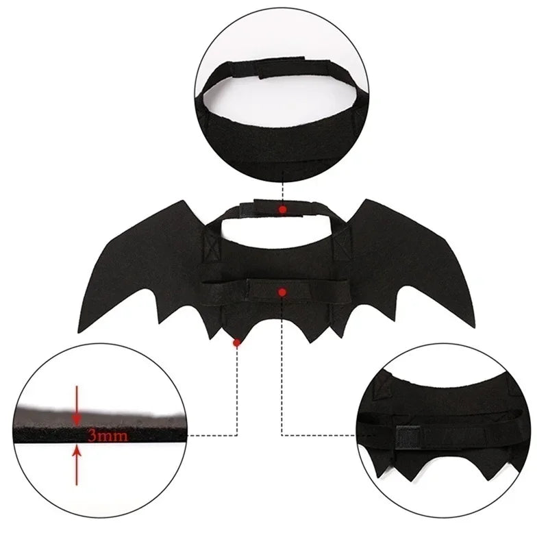 Halloween Bat Wing Harness for Pets