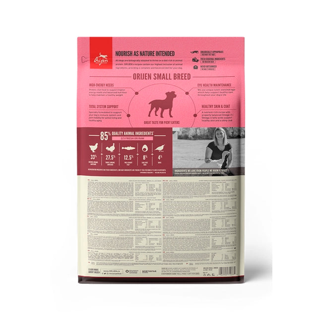 Orijen Small Breed Recipe - Premium Small Breed Dog Food | 4.5Kg/9.9Lb