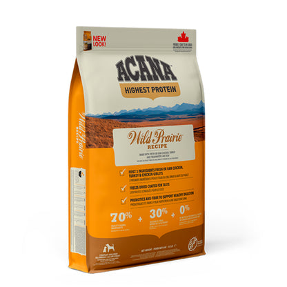 ACANA Wild Prairie Recipe - Premium Poultry & Fish Dog Food | 11.4Kg/25Lb