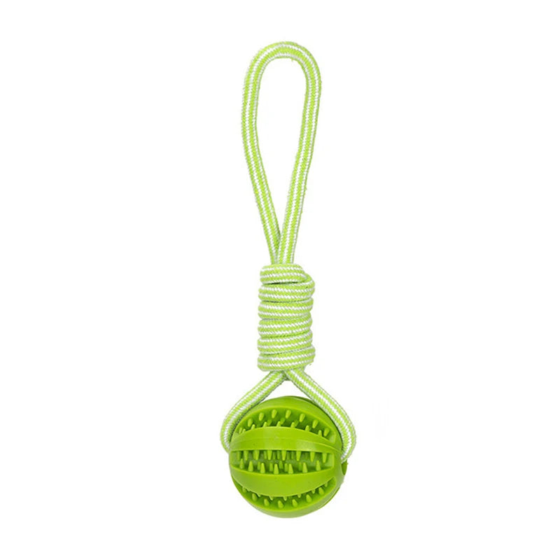 Pet Treat Balls with Rope - Interactive Chew Toy for Dogs