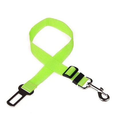 Adjustable Pet Car Seat Belt - Dog Harness Lead Clip for Safety in Vehicles