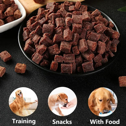 Dog Training Snacks - Beef Grains with Meat Floss and Egg Yolk