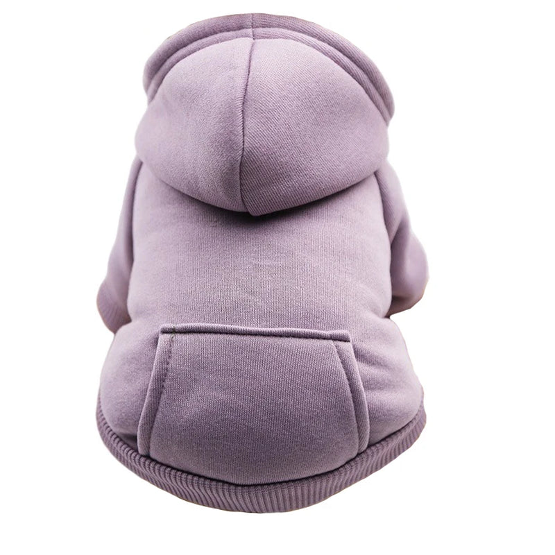 Winter Dog Hoodie - Warm Sweatshirts with Pockets