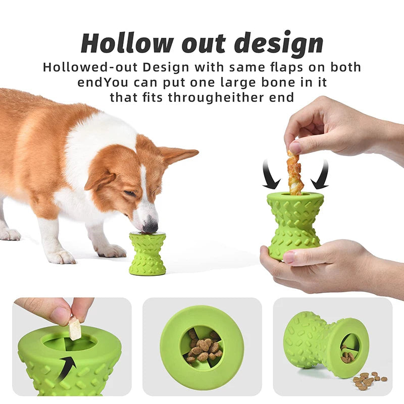 Benepaw Food Dispensing Dog Toy - Durable, Non-Toxic Rubber