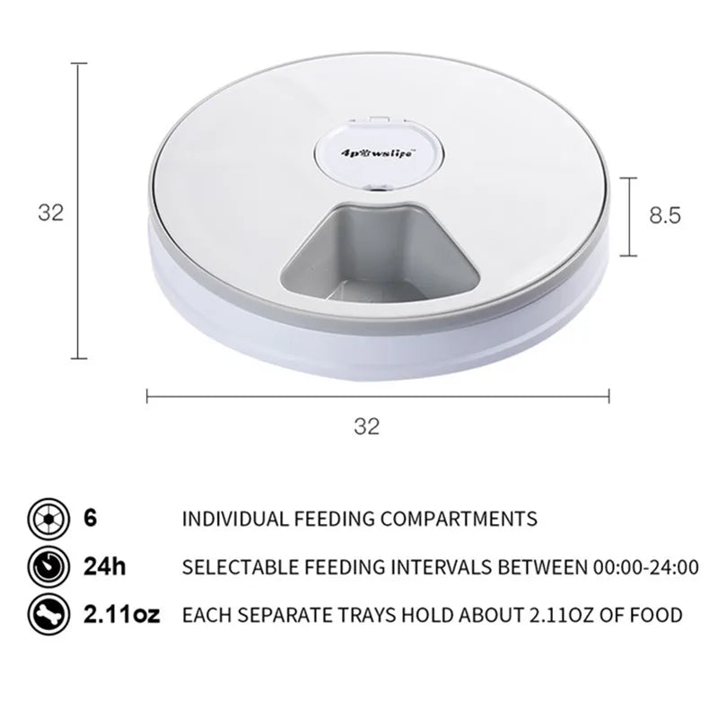 Automatic Pet Feeder with Portion Control for Dogs and Cats